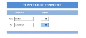 Temperature Converter Tool