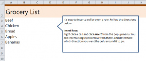 Insert a Column