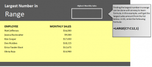 Find Largest Number in Excel