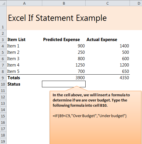 if statement excel list of values