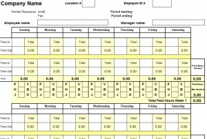 Time Card Excel Template from myexceltemplates.com