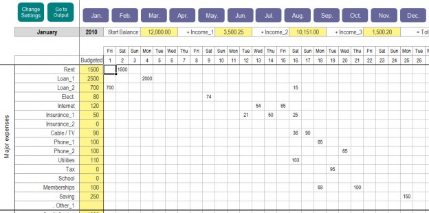 create expense tracker in excel