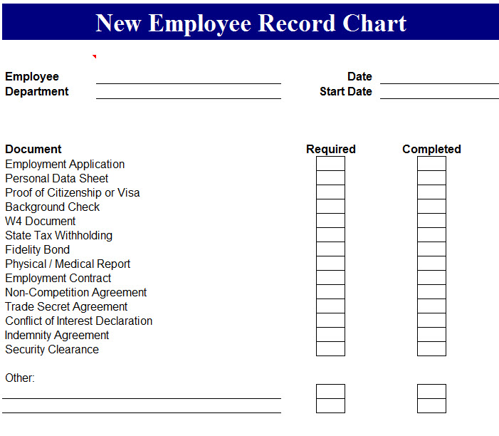 How To Keep Employee Records