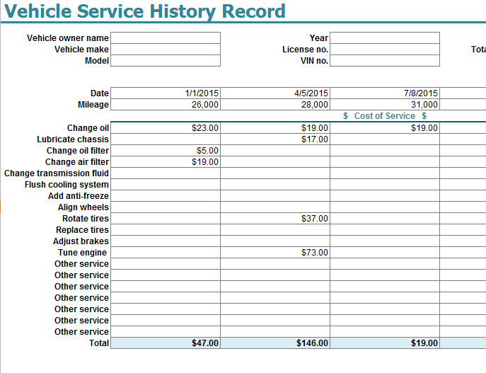 checking a car's service history free