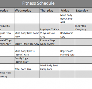 fitness training template