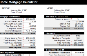 mortgage calculator nj excel