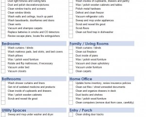 Spring Cleaning Checklist My Excel Templates