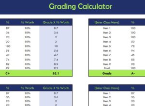 grading calculator myexceltemplates