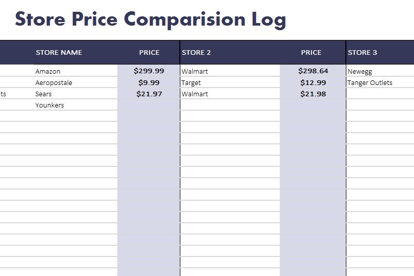 compare stocks side by side