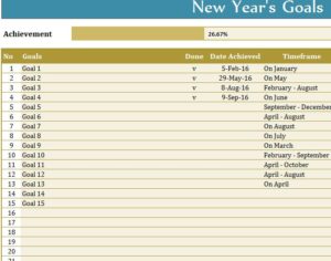 Goals Template Excel from myexceltemplates.com