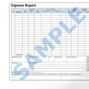 expense report excel template