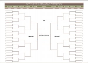 2011 Printable PDF NCAA Tournament Bracket