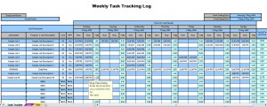 weekly time tracking spreadsheet