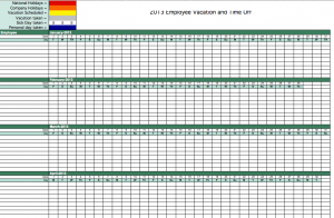 2013 employee attendance tracking calendar for excel