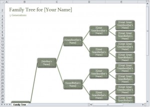 FREE Family Tree Template Excel from MyExcelTemplates.com