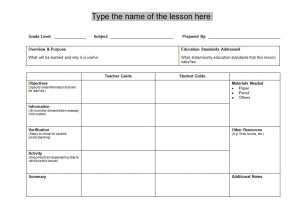 Daily Lesson Plan Template Word from MyExcelTemplates.com.