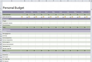 Free Personal Budget Template