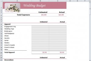 FREE Wedding Budget Template from MyExcelTemplates.com.