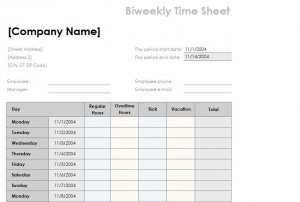 biweekly timesheet template biweekly timesheet excel