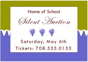Photo of the Silent Auction Template