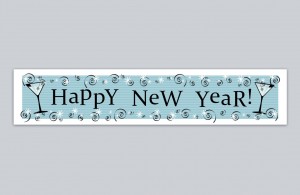 The Happy New Year Banner