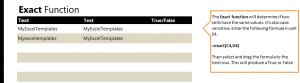 True/False Formula for Excel