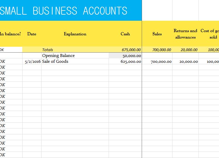 5+ Excel Template For Small Business DocTemplates