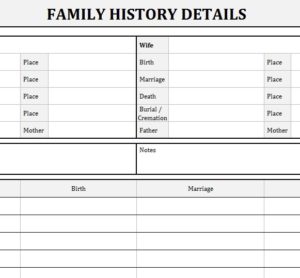 Family History Records