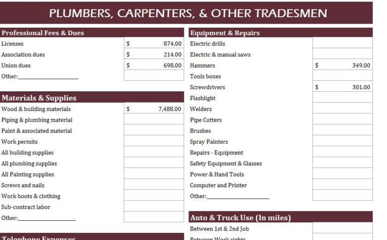 Personal Monthly Budget Template | Personal Monthly Budget Worksheet